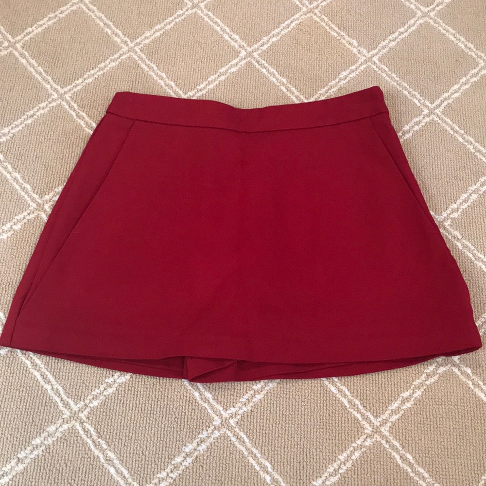 Zara Trafaluc Skort - Red